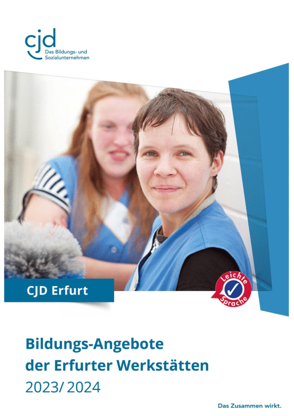 Bildungsangebote der Erfurter Werkstätten 2023/2023
