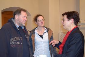 Andreas Böhm und Christine Schäfer im Gespräch mit Heike Taubert.