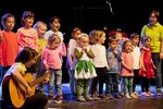 "Die kleinen Europäer" vom CJD-Kindergarten aus Erfurt hatten einen Auftritt in der Alten Oper.